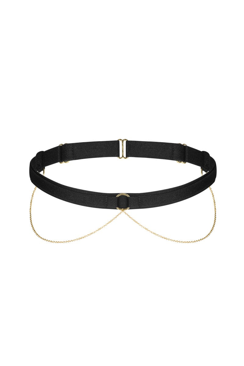 2418 Strumpfband mit goldener Kette von Petite Noir 2418 Strumpfband mit goldener Kette von Petite Noir